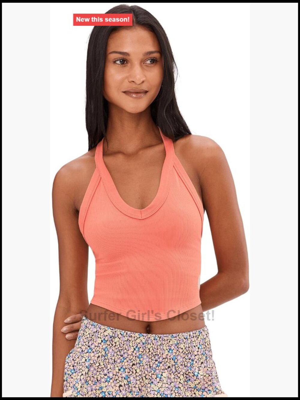 Free People All Clear V-Neck Cami Sleeveless Lightweight Polyester Spandex